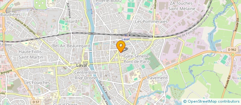localisation de l'entreprise SCI DU LIEUTENANT à LAVAL