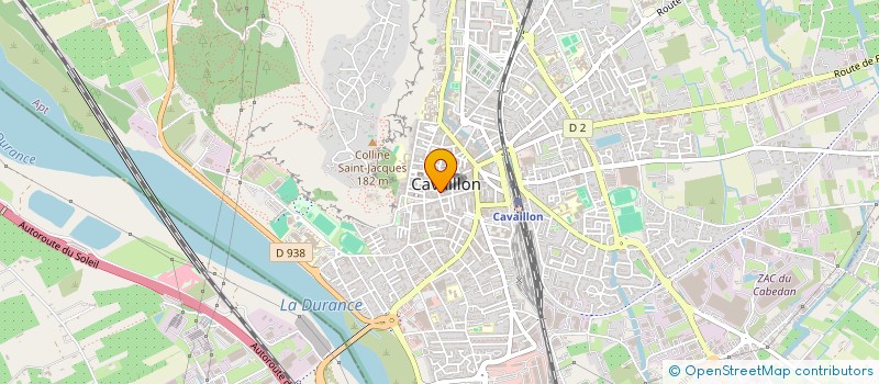 localisation de l'entreprise SCI DU LIEVRE  CAVAILLON