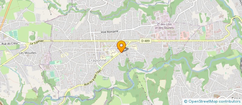 localisation de l'entreprise SCI DU LIGNON  CRAPONNE