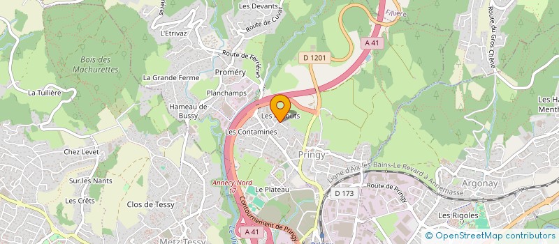 localisation de l'entreprise SCI DU LIGNON  VILLAZ