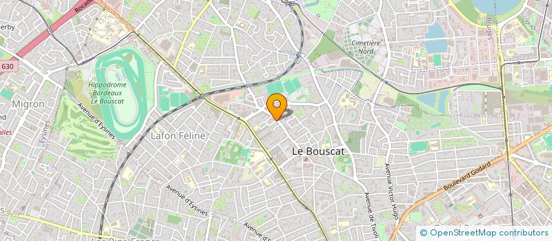 localisation de l'entreprise SCI DU LIMANCET  LE BOUSCAT