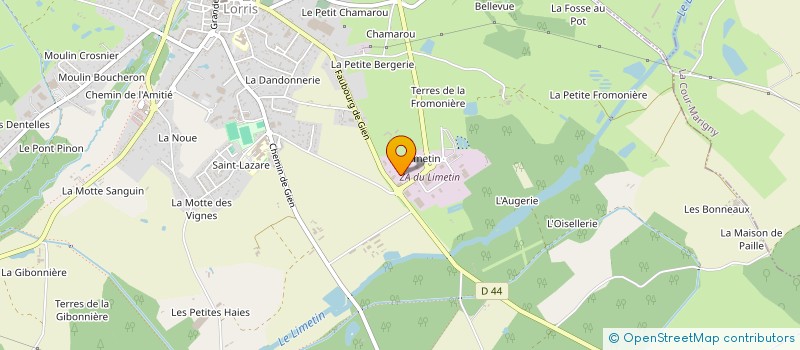 localisation de l'entreprise SCI DU LIMETIN à LORRIS