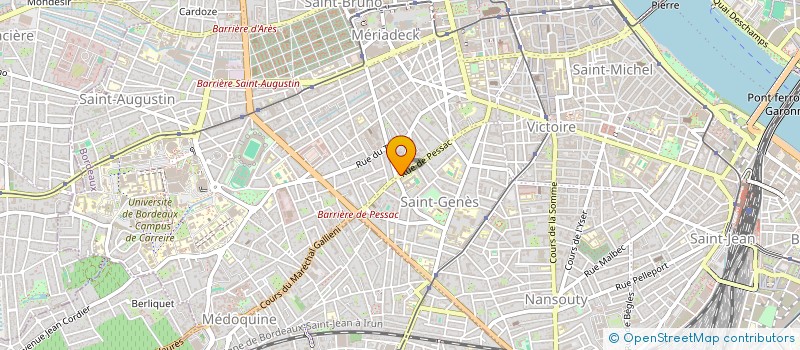 localisation de l'entreprise SCI DU LIMOUSIN  BORDEAUX