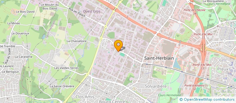 localisation de l'entreprise SCI DU LINDON  SAINT-HERBLAIN