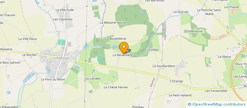 localisation de l'entreprise SCI DU LINON  MEILLAC