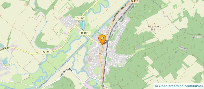 localisation de l'entreprise SCI DU LION  SAINT-BERNARD