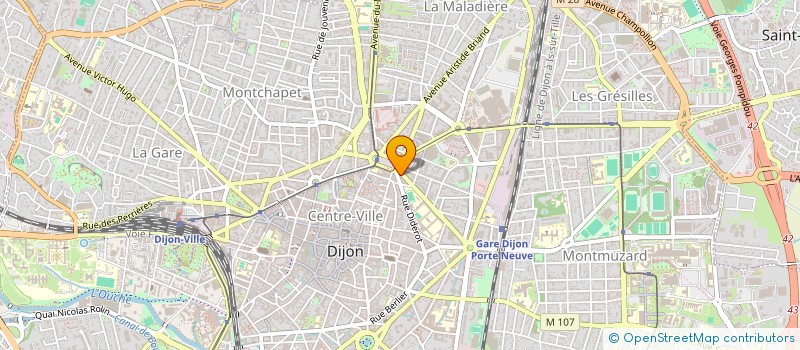 localisation de l'entreprise SCI DU LION à DIJON