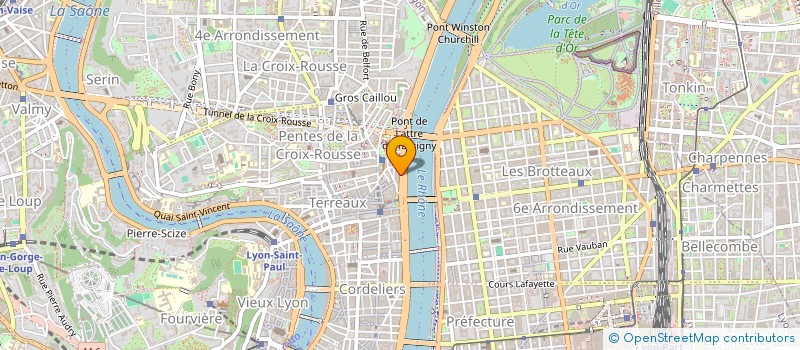 localisation de l'entreprise SCI DU LION à LYON