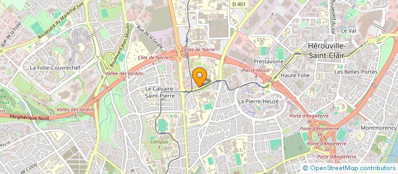 localisation de l'entreprise SCI DU LION  CAEN