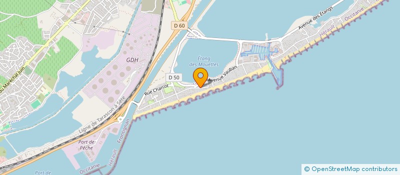 localisation de l'entreprise SCI DU LION à FRONTIGNAN