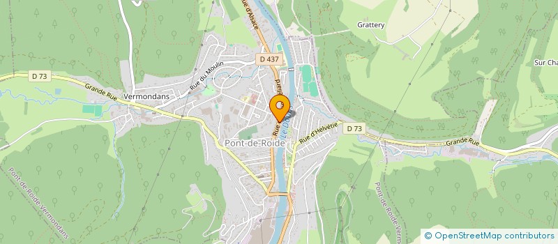 localisation de l'entreprise SCI DU LION  PONT-DE-ROIDE-VERMONDANS