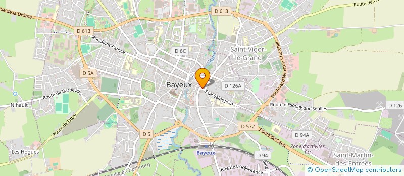 localisation de l'entreprise SCI DU LION  BAYEUX