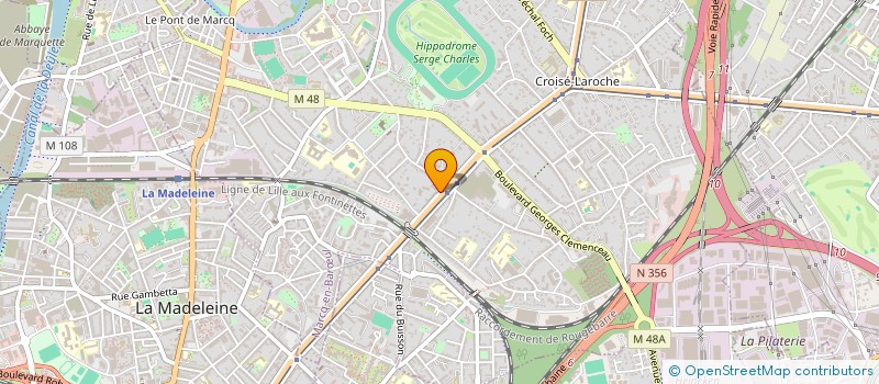 localisation de l'entreprise SCI DU LION à MARCQ-EN-BARŒUL