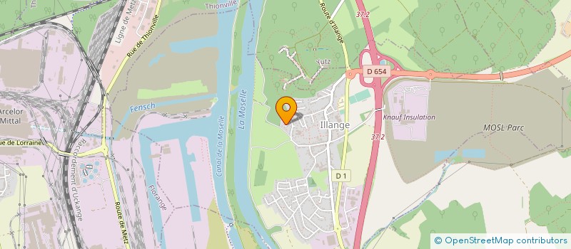 localisation de l'entreprise SCI DU LION  ILLANGE