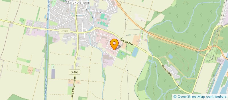 localisation de l'entreprise SCI DU LION  MARCKOLSHEIM