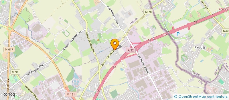 localisation de l'entreprise SCI DU LION à NEUVILLE-EN-FERRAIN