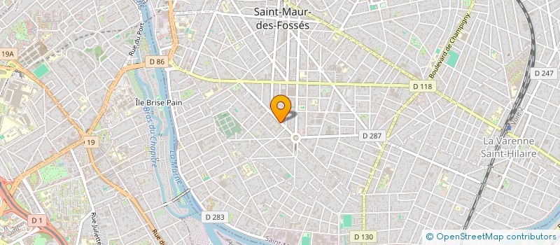 localisation de l'entreprise SCI DU LION AILE à SAINT-MAUR-DES-FOSSES