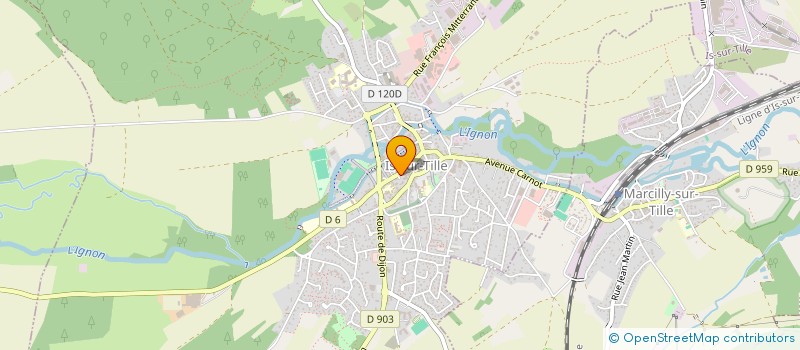 localisation de l'entreprise SCI DU LION D'OR à IS-SUR-TILLE