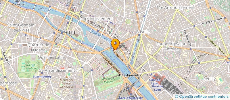 localisation de l'entreprise SCI DU LION D'OR  PARIS