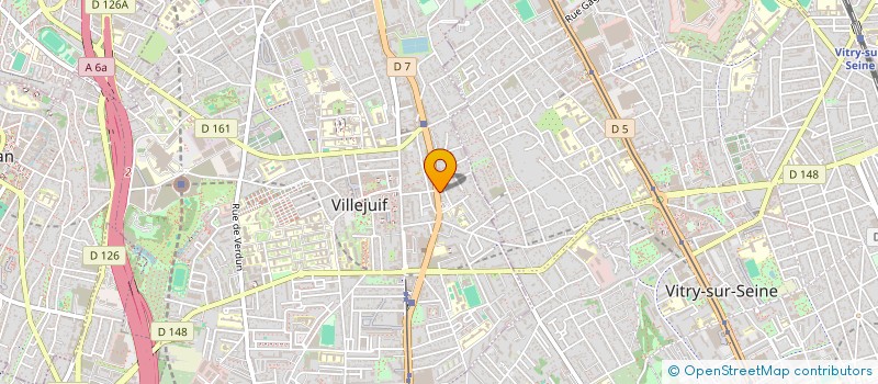 localisation de l'entreprise SCI DU LION D'OR - H. à VILLEJUIF