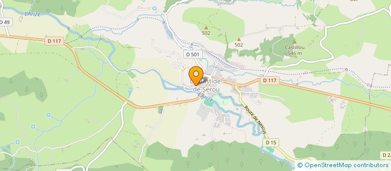 localisation de l'entreprise SCI DU LION DE BELFORT à LA BASTIDE-DE-SEROU