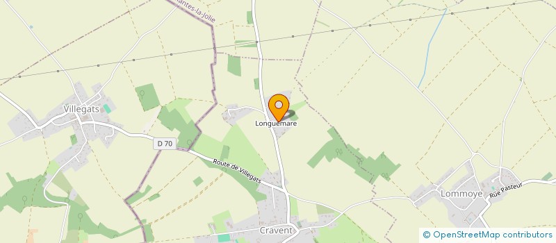 localisation de l'entreprise SCI DU LION DES HORTENSIAS  CRAVENT