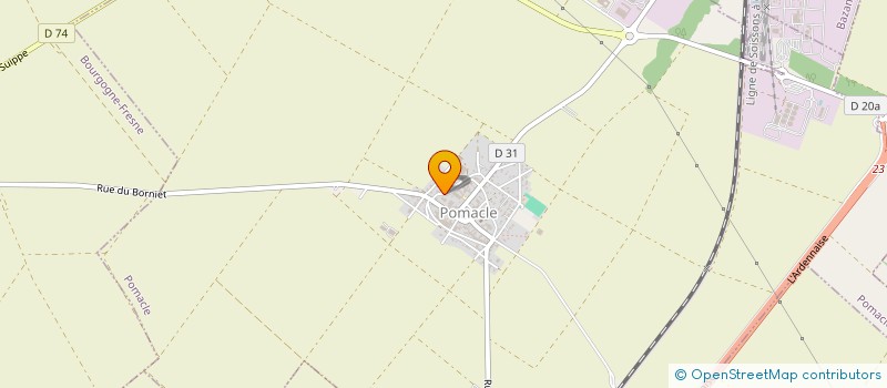 localisation de l'entreprise SCI DU LION EN CAGE  POMACLE