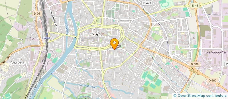 localisation de l'entreprise SCI DU LION QUI DORT  SENS