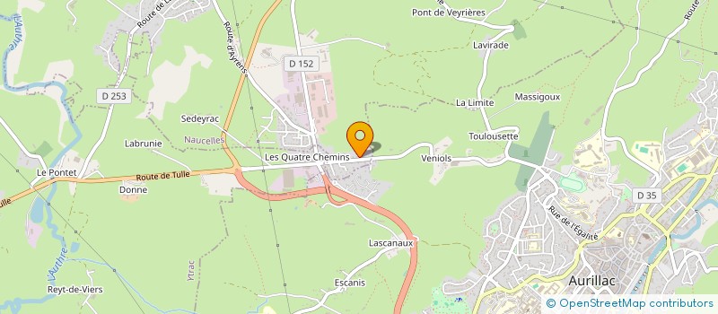 localisation de l'entreprise SCI DU LIORAN à NAUCELLES
