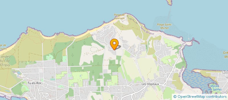 localisation de l'entreprise SCI DU LIORBE EN LANRUEN  ERQUY