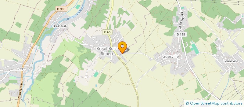 localisation de l'entreprise SCI DU LISON  BREUIL-BOIS-ROBERT