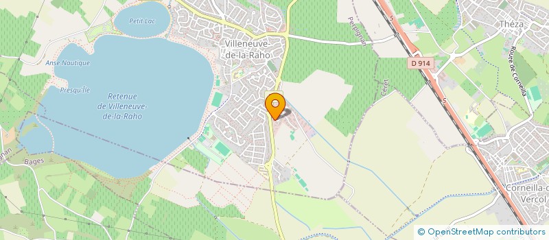 localisation de l'entreprise SCI DU LITTORAL  VILLENEUVE-DE-LA-RAHO