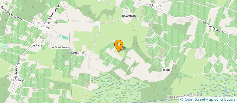 localisation de l'entreprise SCI DU LITTORAL  GAILLAN-EN-MEDOC