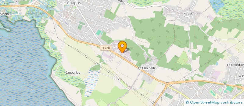 localisation de l'entreprise SCI DU LITTORAL  BOURCEFRANC-LE-CHAPUS