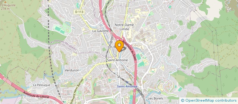 localisation de l'entreprise SCI DU LITTORAL à MARSEILLE 15