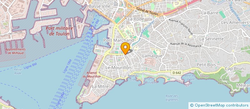 localisation de l'entreprise SCI DU LITTORAL  TOULON