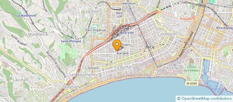 localisation de l'entreprise SCI DU LITTORAL à NICE