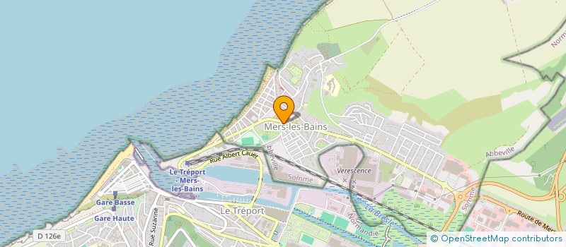 localisation de l'entreprise SCI DU LITTORAL  MERS-LES-BAINS