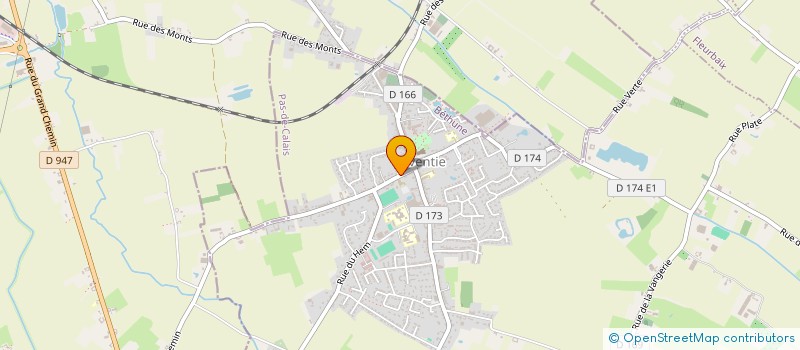 localisation de l'entreprise SCI DU LITTORAL  LAVENTIE