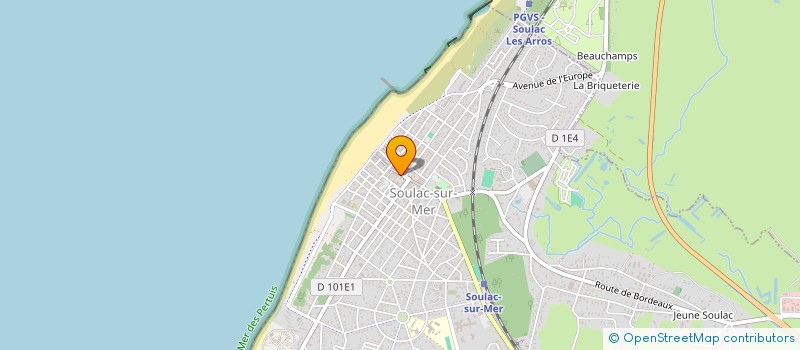 localisation de l'entreprise SCI DU LITTORAL AQUITAIN  SOULAC-SUR-MER