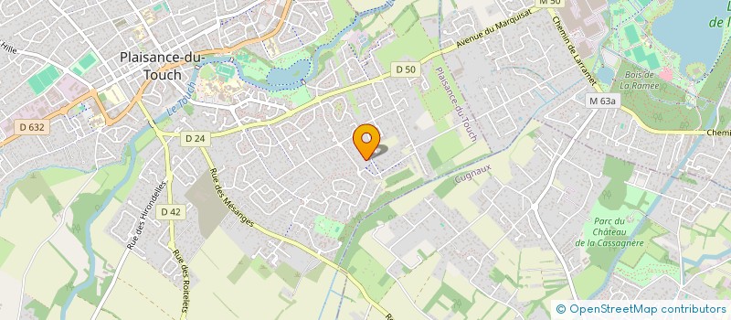 localisation de l'entreprise SCI DU LIVIER  PLAISANCE-DU-TOUCH
