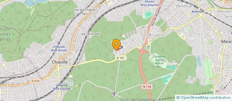 localisation de l'entreprise SCI DU LIVRE RARE à SEVRES