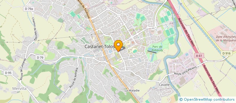 localisation de l'entreprise SCI DU LLEC  CASTANET-TOLOSAN