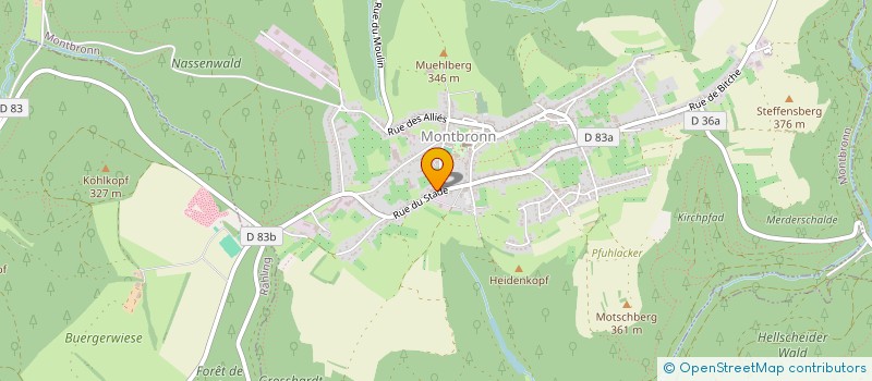 localisation de l'entreprise SCI DU LOESCHERSBACH  MONTBRONN