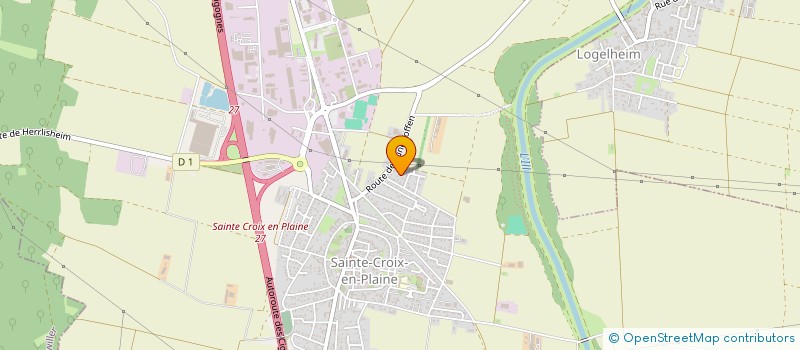 localisation de l'entreprise SCI DU LOFT  SAINTE-CROIX-EN-PLAINE