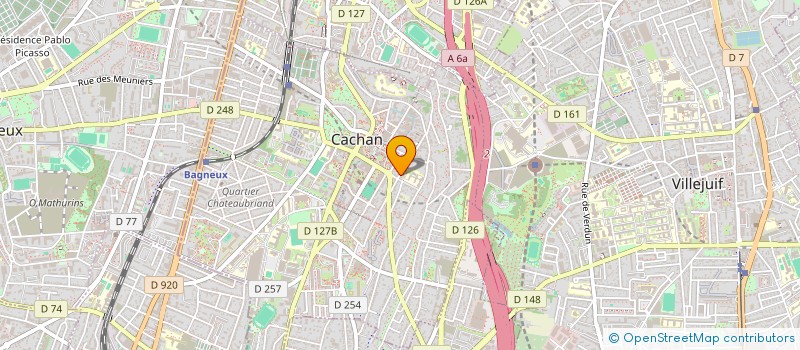 localisation de l'entreprise SCI DU LOFT  CACHAN