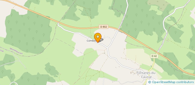 localisation de l'entreprise SCI DU LOGIS à COEUR DE CAUSSE