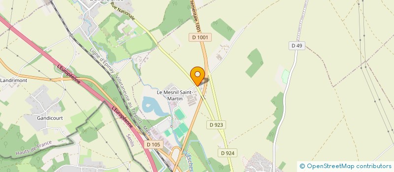 localisation de l'entreprise SCI DU LOGIS  CHAMBLY