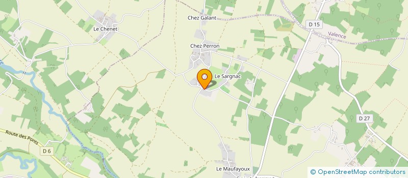localisation de l'entreprise SCI DU LOGIS à VAL-DE-BONNIEURE