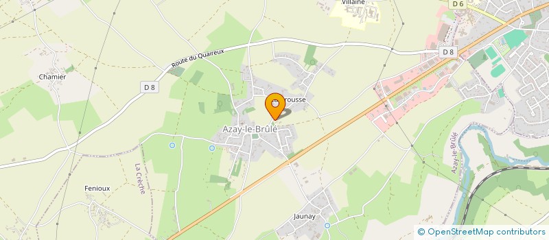 localisation de l'entreprise SCI DU LOGIS  AZAY-LE-BRULE